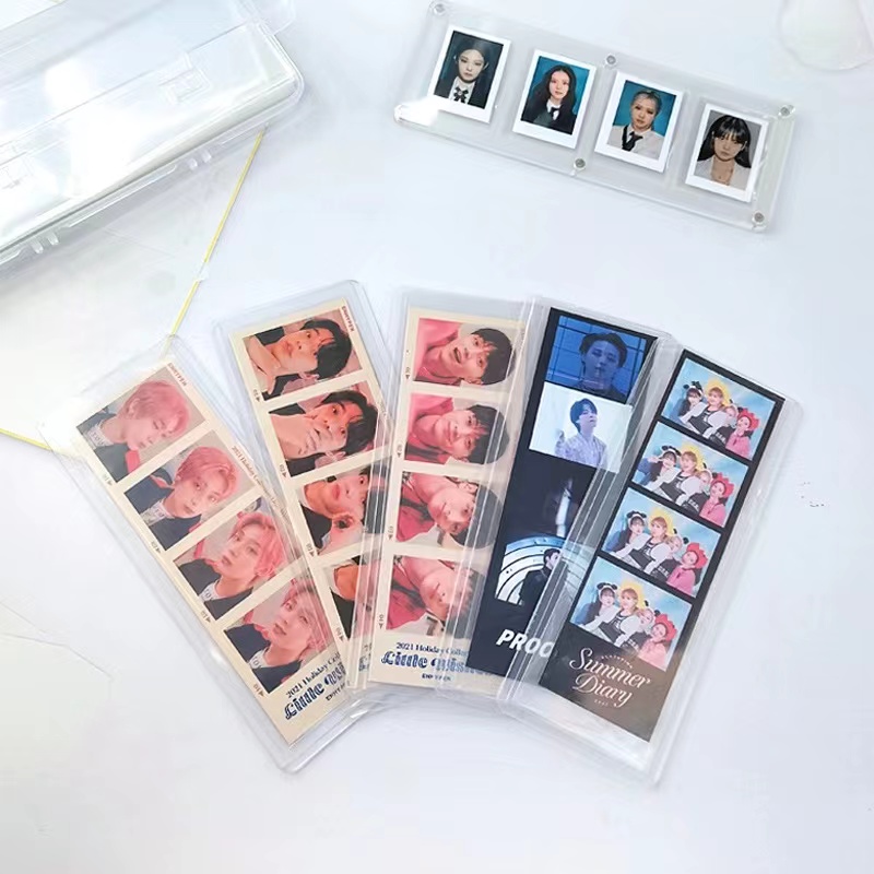 Card Penny Sleeve - Clear Photo Booth Bookmark Sleeves Blank