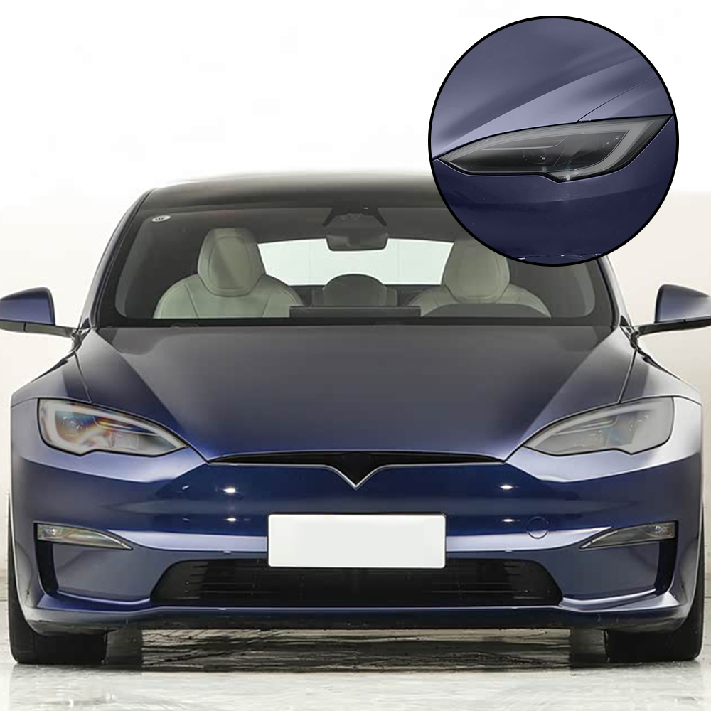 Vinyl Figure Blank - Premium High-Gloss Smoke Black TPU Car
