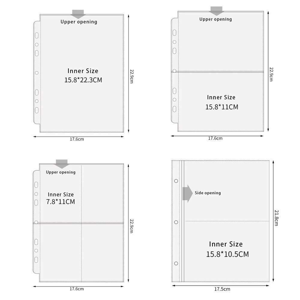 Card Penny Sleeve - Inner Page Card Binder A5 Photocard