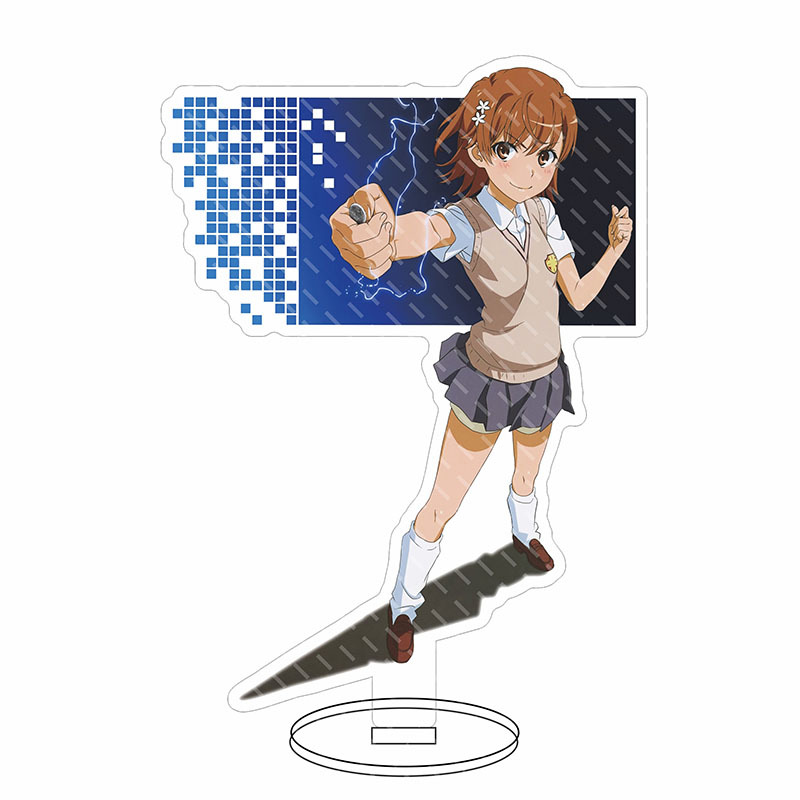 16CM Anime Figure A Certain Sc - Figma Stand Set recension och pris