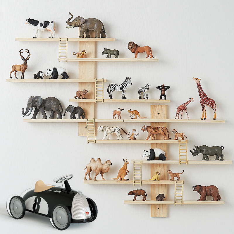 Children'S Room Animal Model D - Pop Display Shelf recension och pris