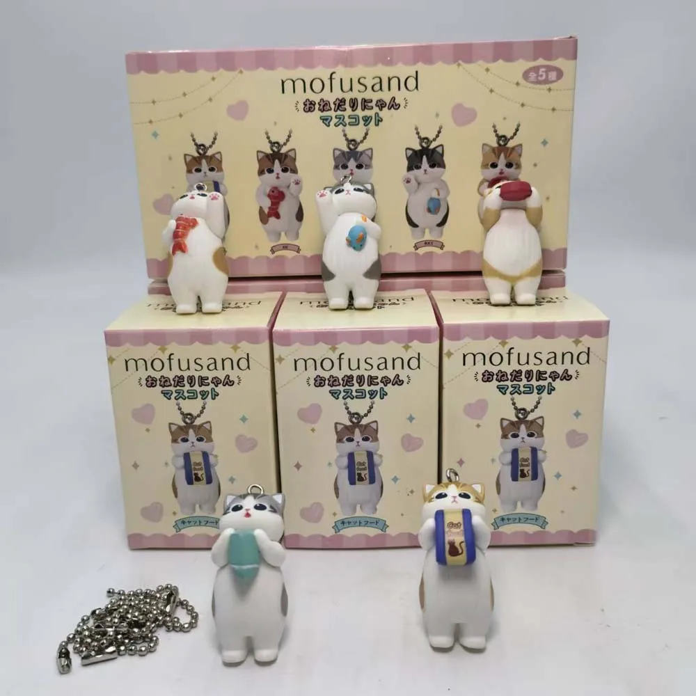 Mofusand Kawaii Cat Keychain B - Action Figure Stand recension och pris