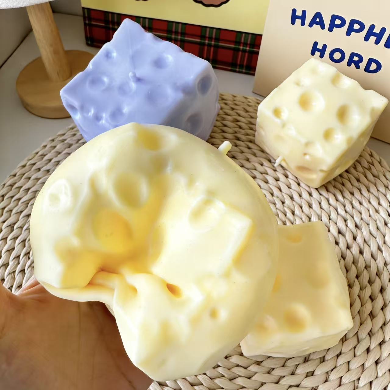 *-*Jumbo Cheese Cube Stress Ba - Fidget Cube Original recension och pris