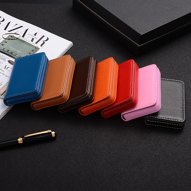 2026 PU Leather Business Card  - Card Top Loader recension och pris