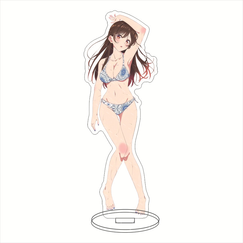 16CM Anime Figure Rent A Girlf - Figma Stand Set recension och pris