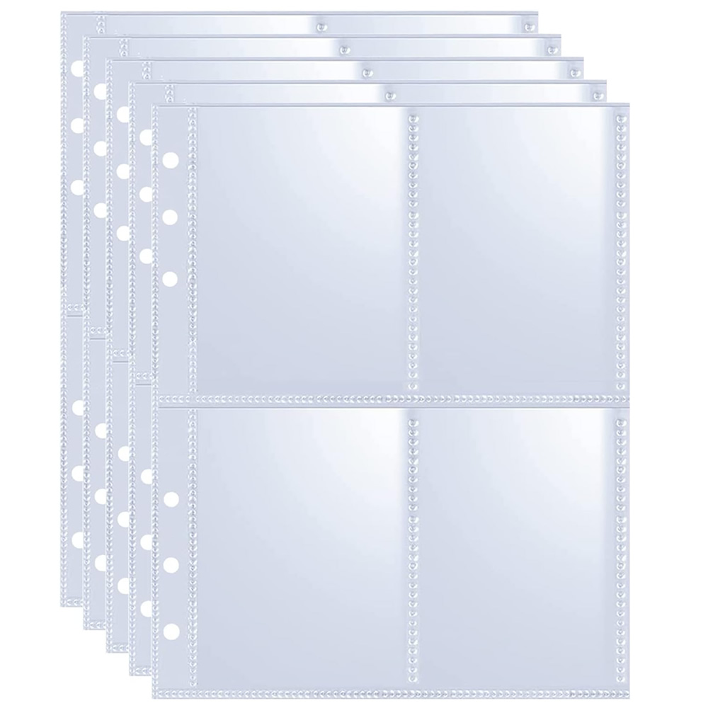 4 Pockets Photo Card Sleeves B - Pokemon Binder Card recension och pris