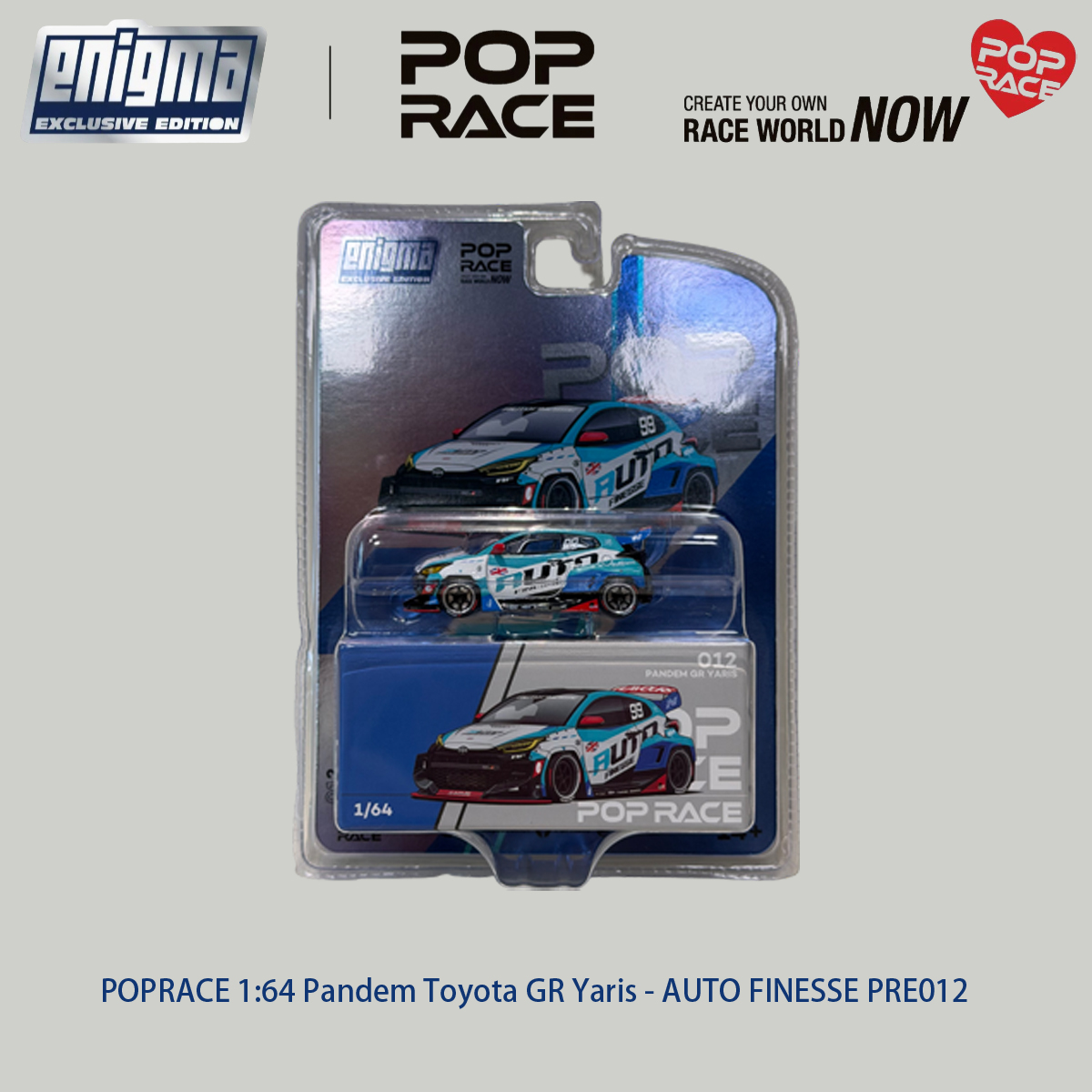 POP RACE 1:64 Blister Pack Set - Die Cast Car 1 64 recension och pris
