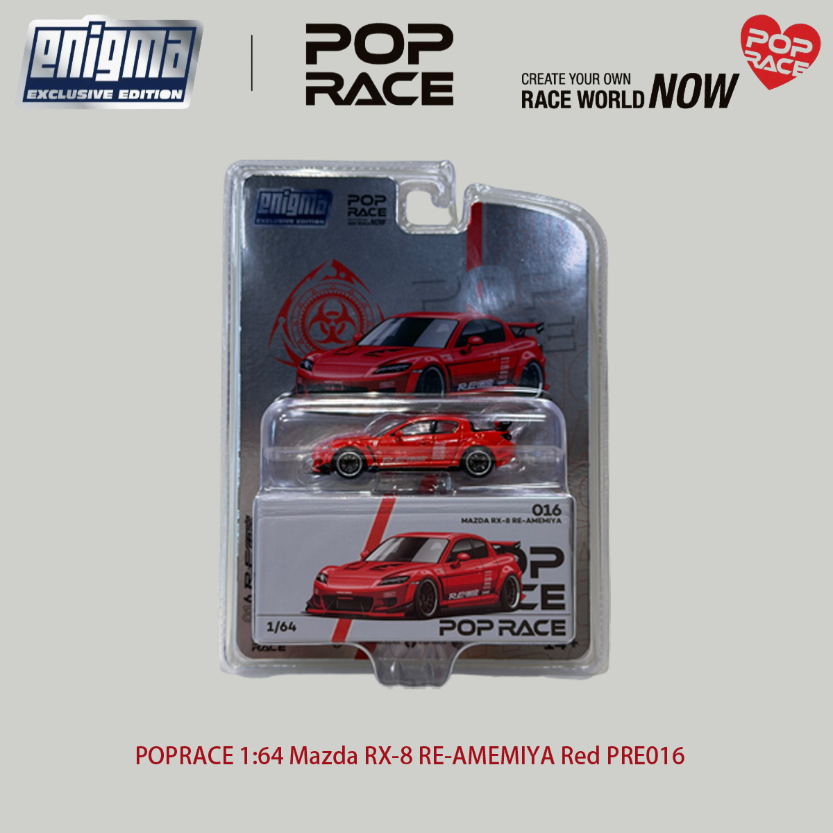 POP RACE 1:64 Blister Pack Set - Die Cast Car 1 64 recension och pris