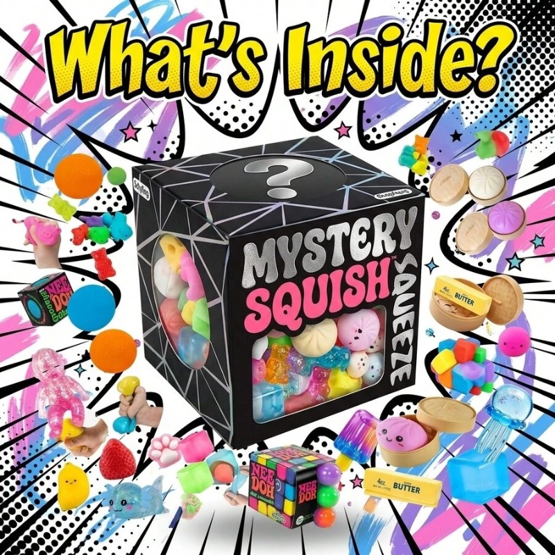 Cute Surprise Fidget Toy Stres - Mystery Box Blind Bag recension och pris