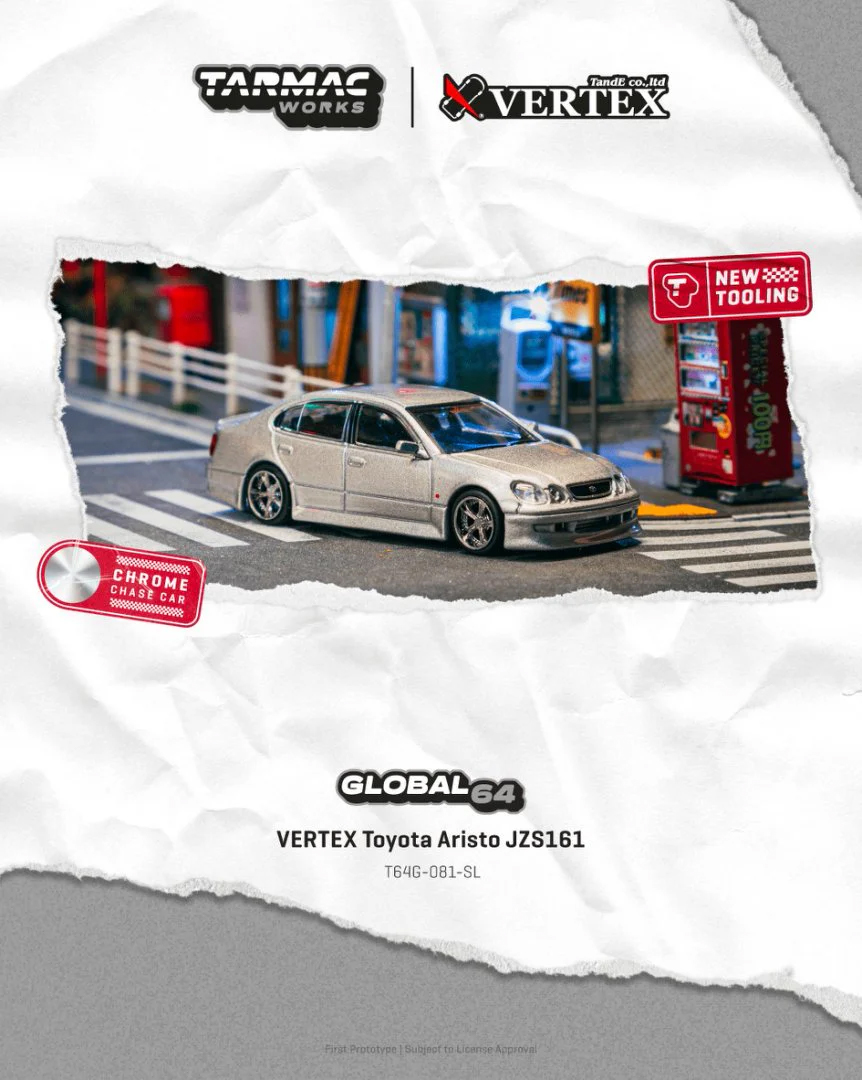 Tarmac Works 1:64 VERTEX Toyot - Die Cast Car 1 64 recension och pris