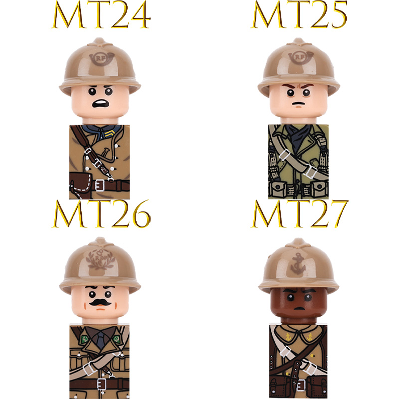 Kids Toy WW2 Military Army Act - Lego Minifigure Holder recension och pris
