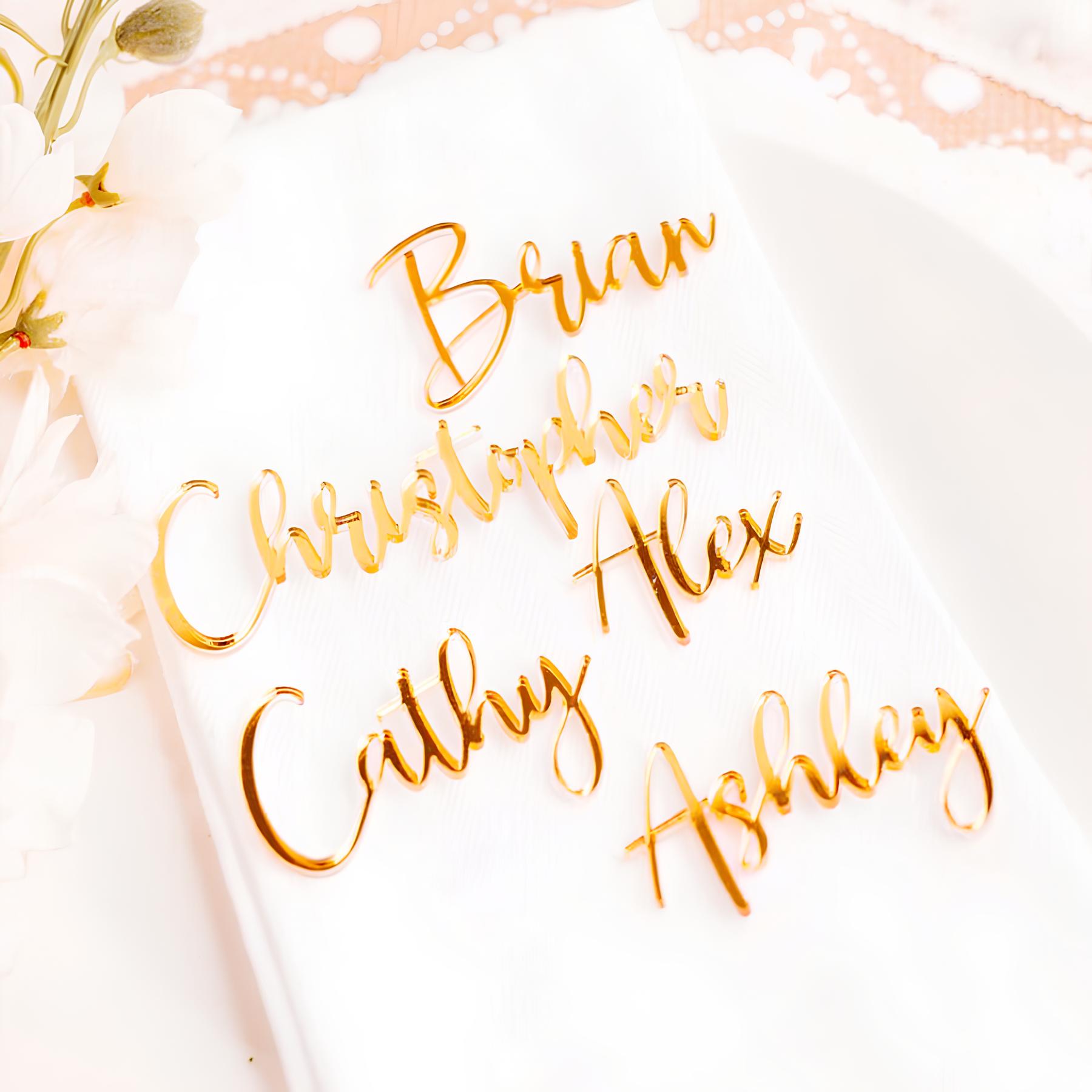 Acrylic Name Place Cards, Wedd - Graded Card Display recension och pris