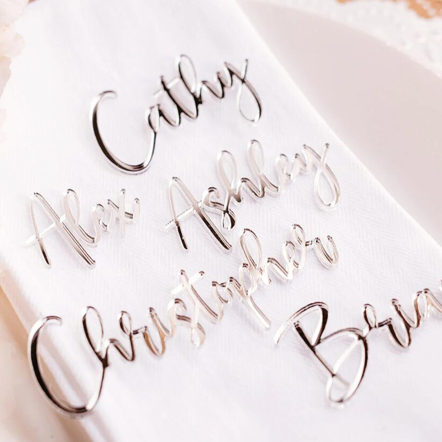 Acrylic Name Place Cards, Wedd - Graded Card Display recension och pris