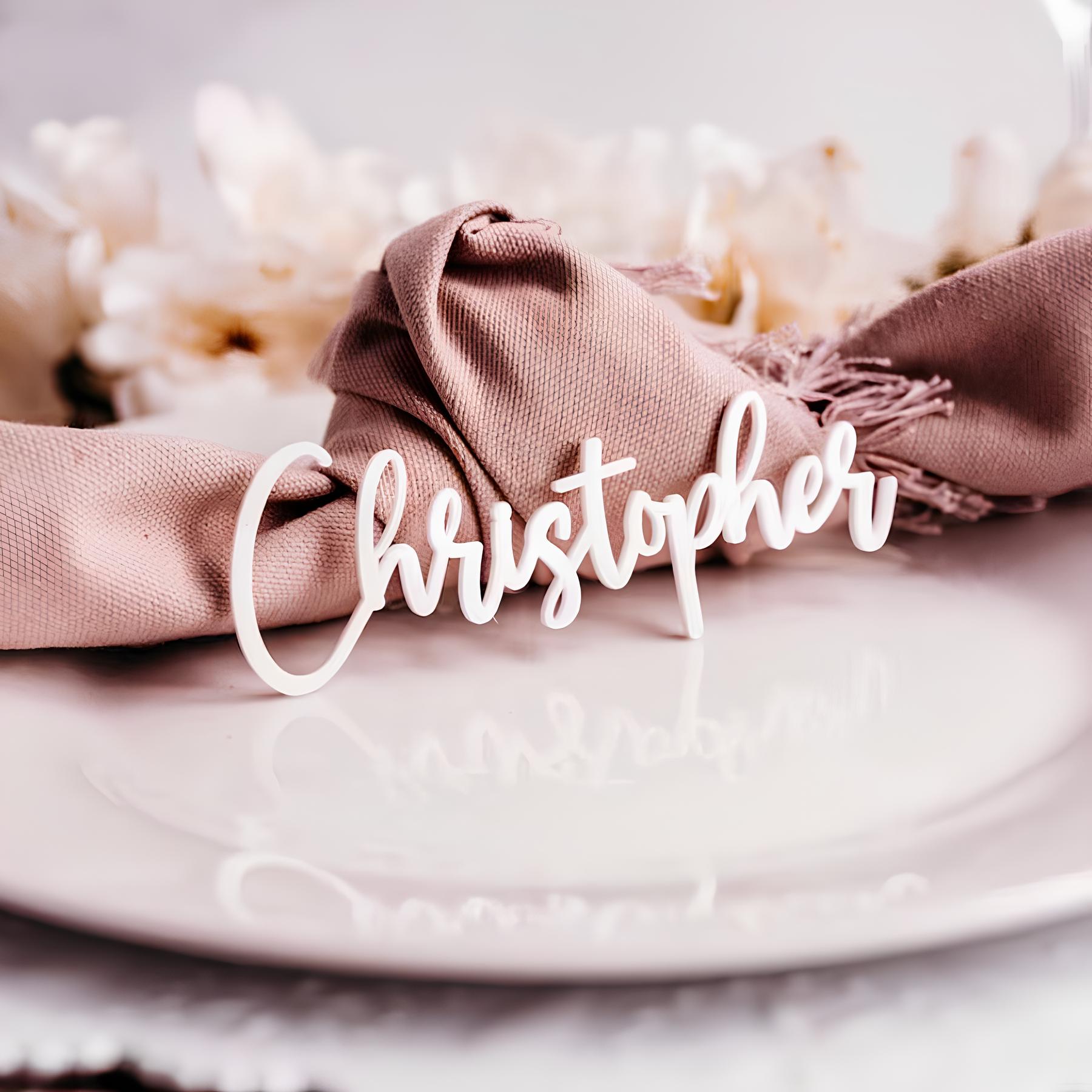 Acrylic Name Place Cards, Wedd - Graded Card Display recension och pris
