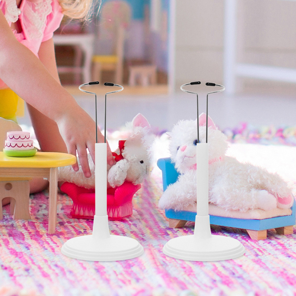3Pcs White Adjustable Support  - Action Figure Stand recension och pris