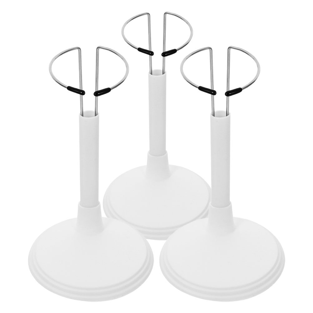 3Pcs White Adjustable Support  - Action Figure Stand recension och pris