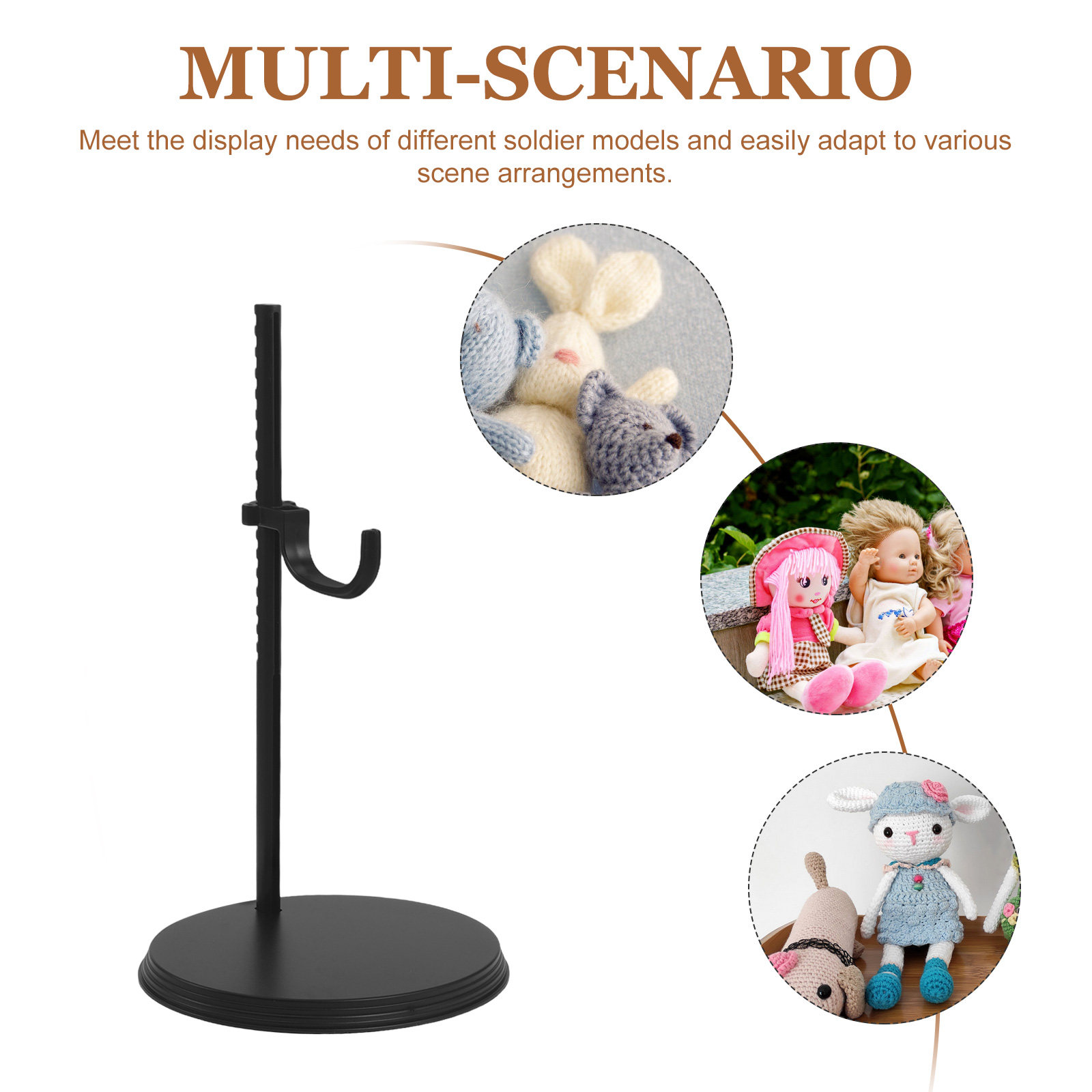 2 Pcs Adjustable Figure Base f - Action Figure Stand recension och pris
