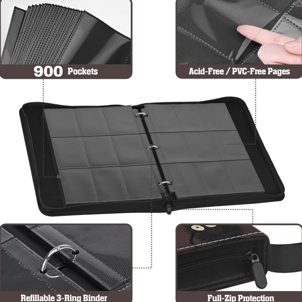 Card Binder 9 Pocket Double Si - Trading Card Binder recension och pris