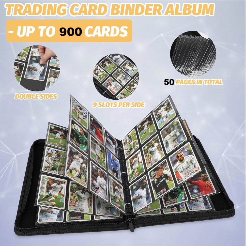 Card Binder 9 Pocket Double Si - Trading Card Binder recension och pris