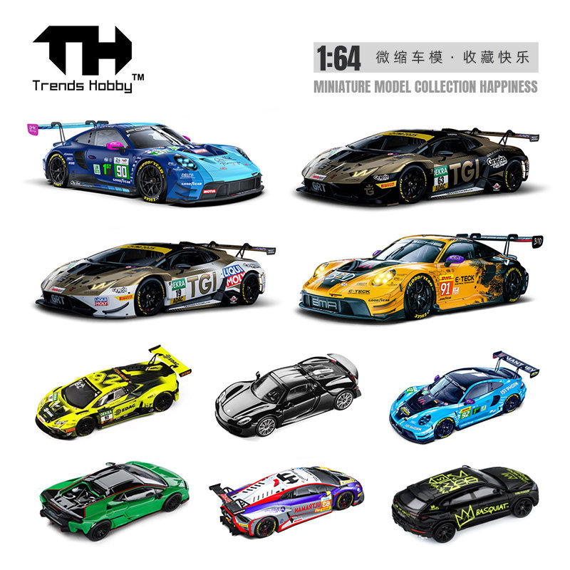 TH 1/64 Porsche 911 GT3 R LeMa - Die Cast Car 1 64 recension och pris