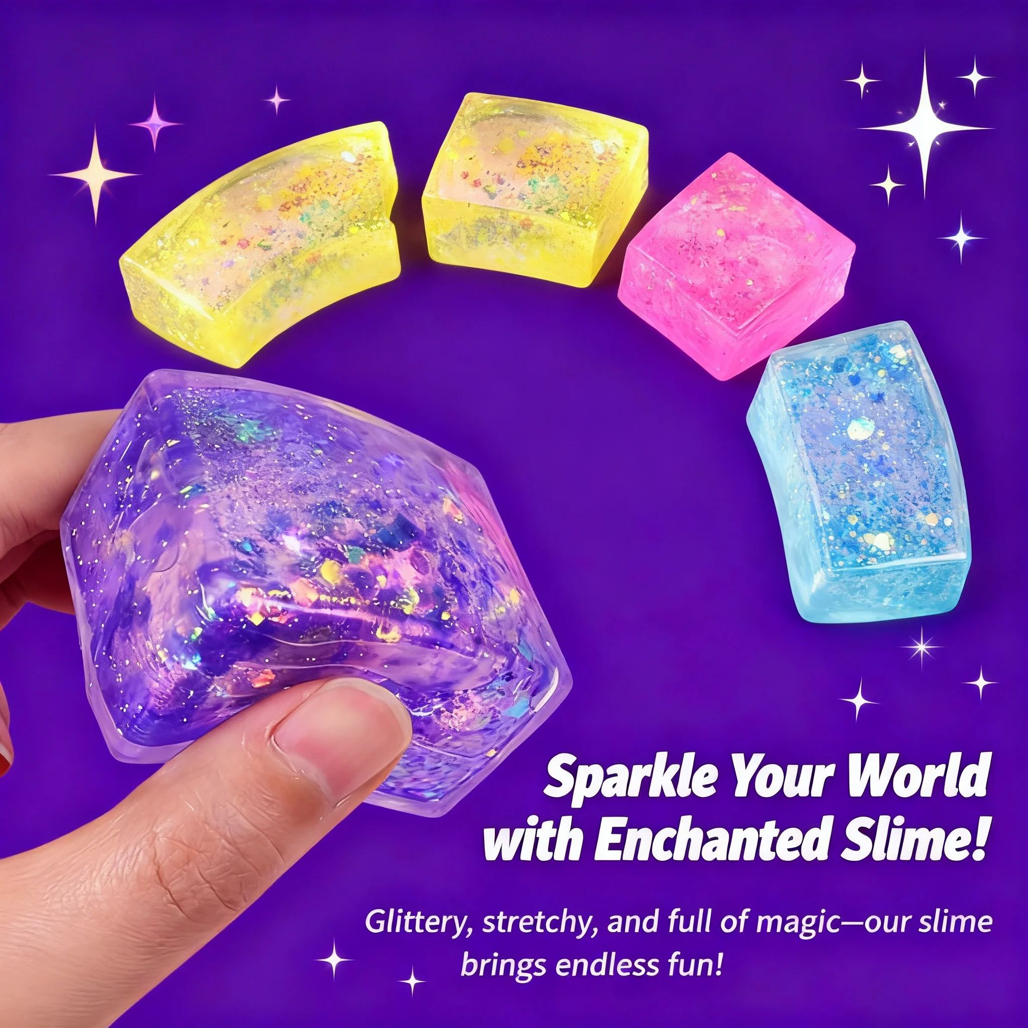 Shiny Maltose Cube Squeeze Toy - Fidget Cube Original recension och pris