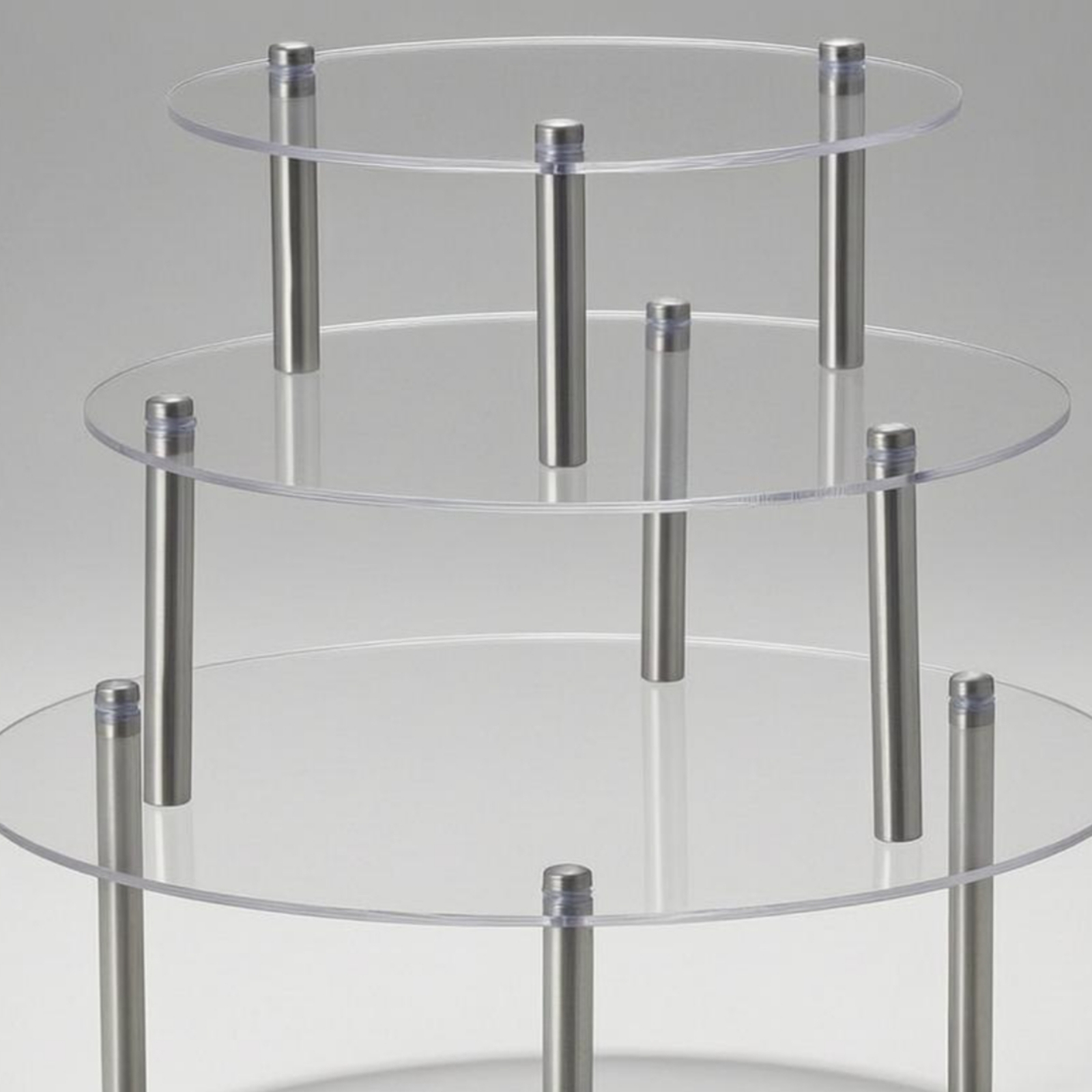 Acrylic Cake Stand Cylindrical - Display Risers Set recension och pris