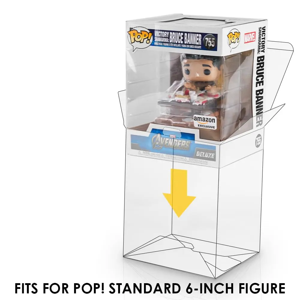 0.50 MM Thick Clear Scratch-Re - Funko Pop Protector recension och pris