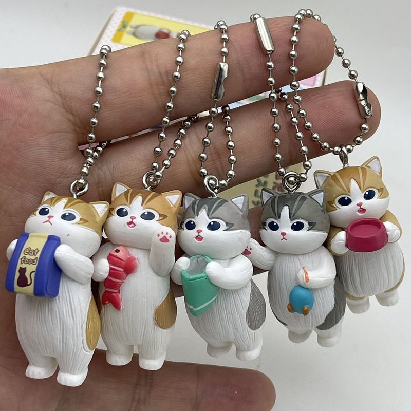 Mofusand Kawaii Cat Keychain B - Action Figure Stand recension och pris