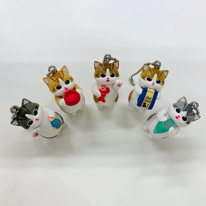 Mofusand Kawaii Cat Keychain B - Action Figure Stand recension och pris