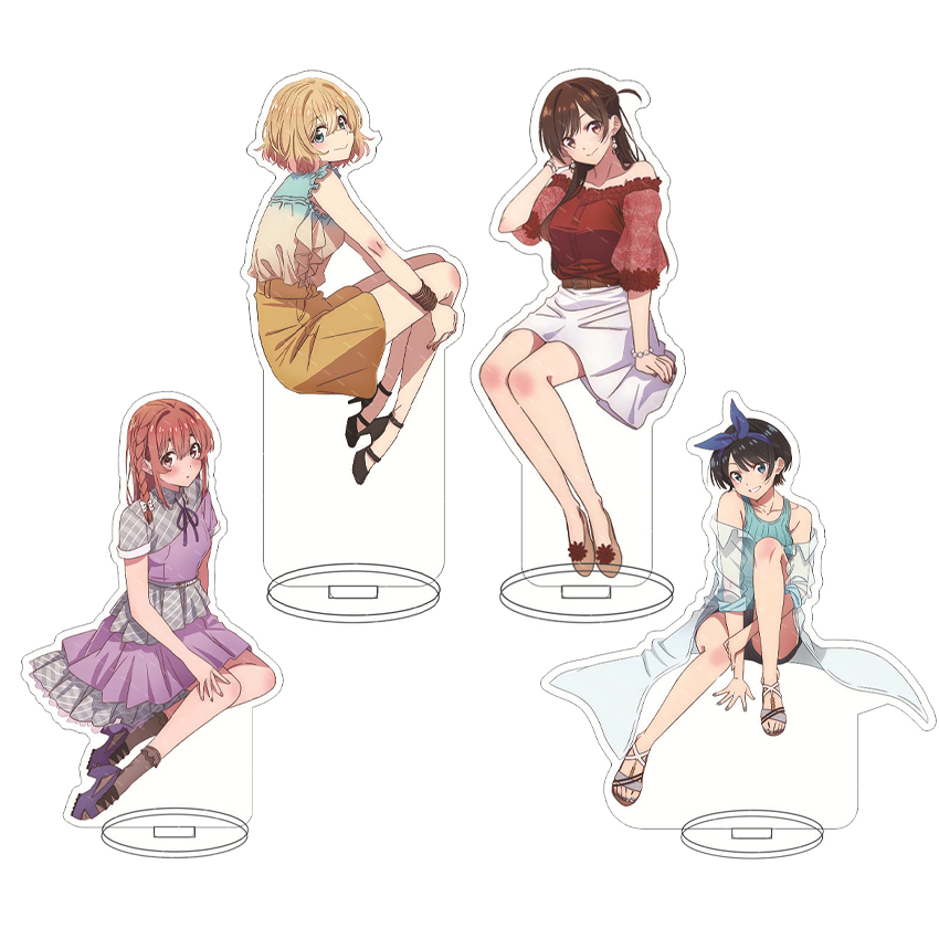 16CM Anime Figure Rent-A-Girlf - Figma Stand Set recension och pris