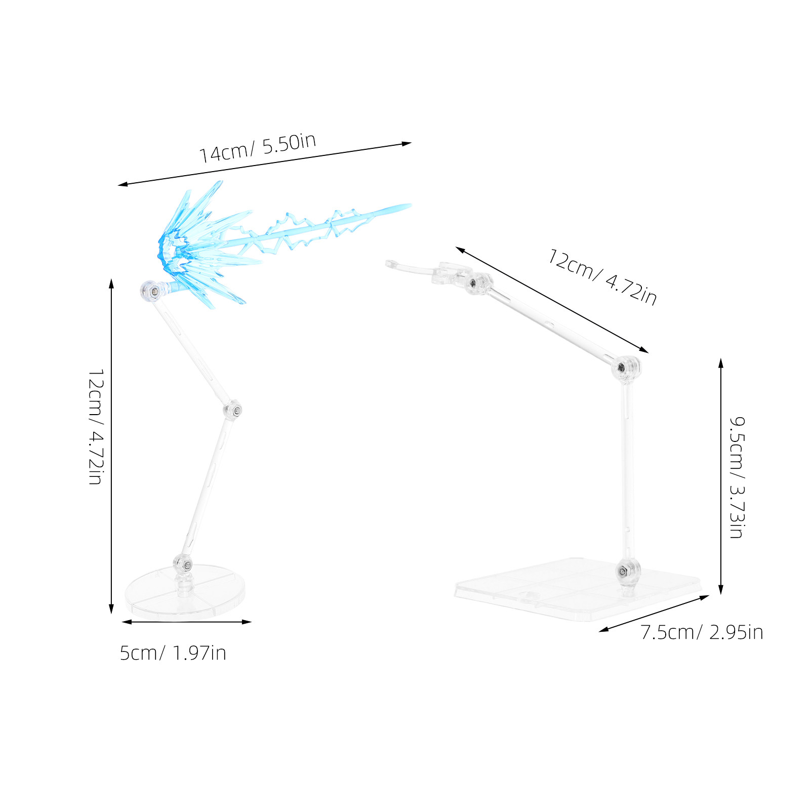 1Set Dynamic Energy Ornament D - Action Figure Stand recension och pris