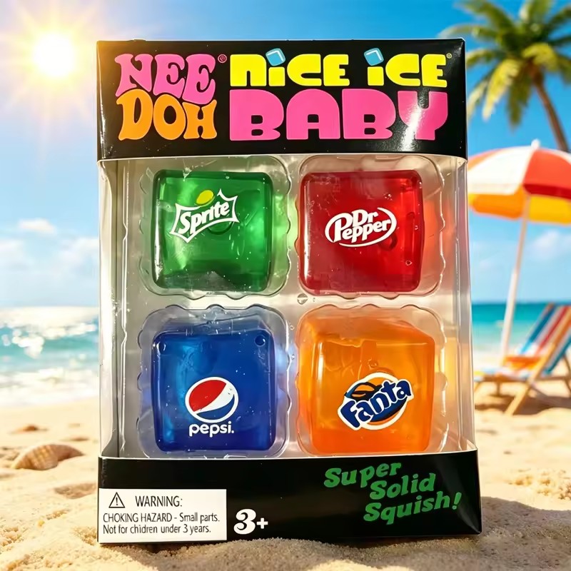 Needoh Mini Nice Ice Baby 4 Pa - Fidget Cube Original recension och pris